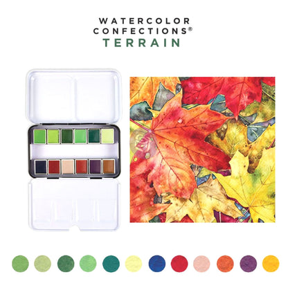 Watercolor Pans Terrain / Acuarelas Tierras Acuarela Prima Marketing