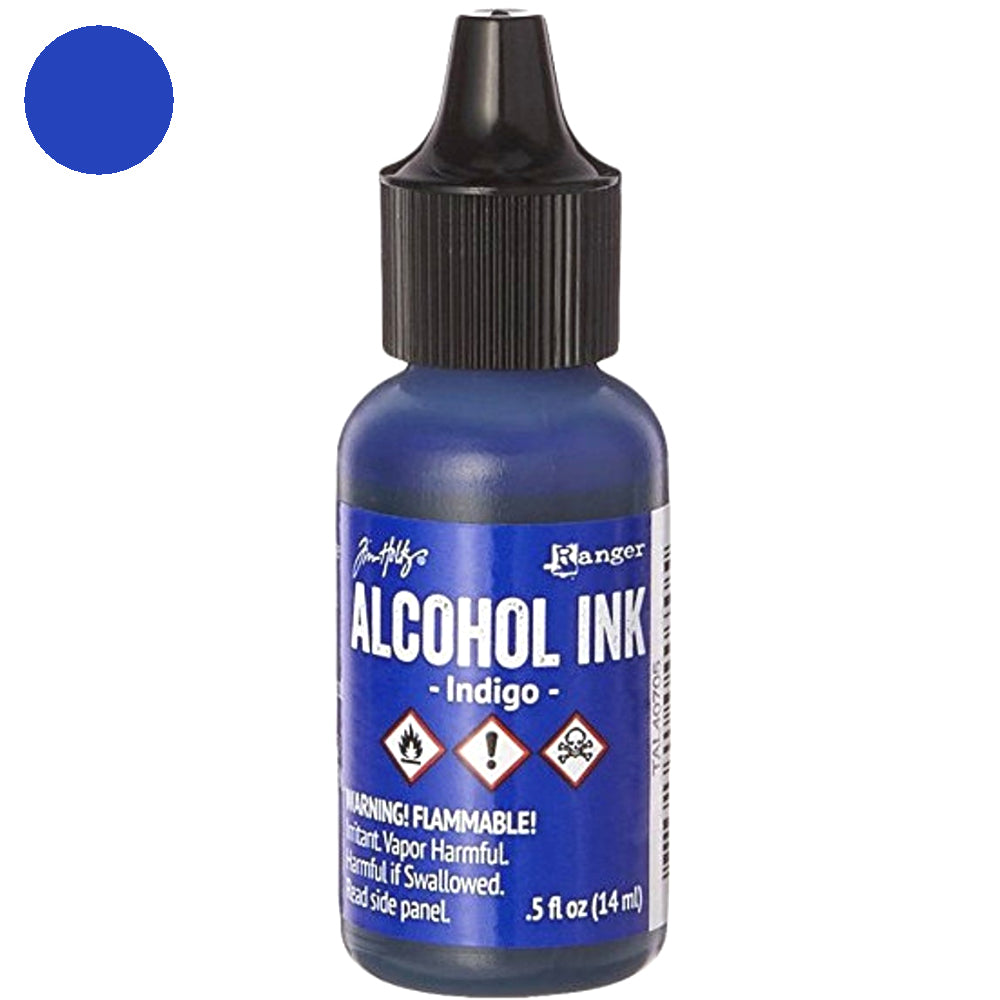 Tim Holtz Alcohol Indigo  / Tinta al Alcohol Indigo Tintas al Alcohol Ranger