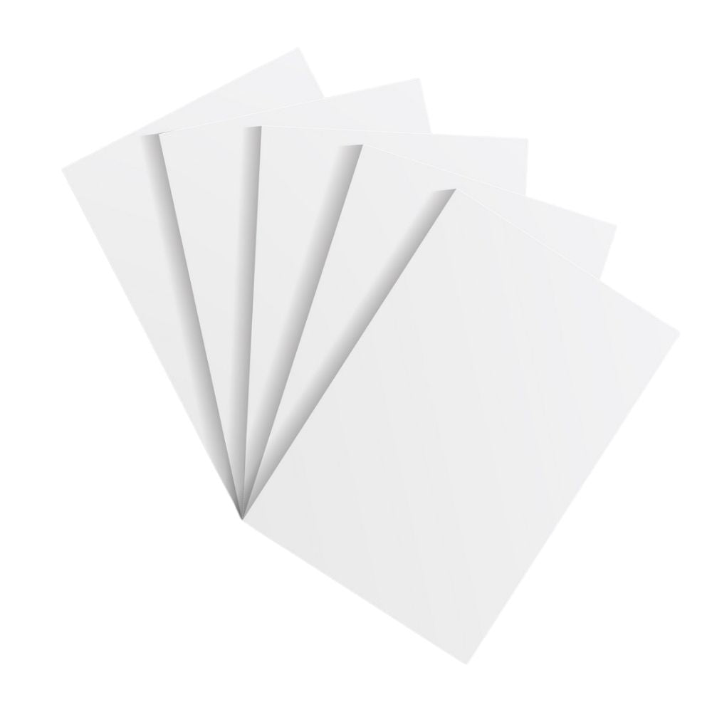 Smooth White Cardstock / 50 Hojas Cartulina Blanca Papel Core&