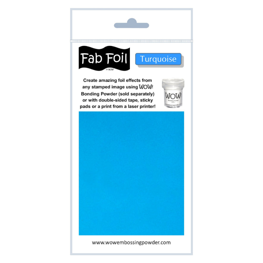 Turquoise Fab Foil / Papel Metalizado Turqueza Foil Wow!